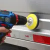 1 pulgada 25 DIY manual eléctrico aire lijado disco de lijado hebilla mágica encerado disco autoadhesivo lija de flocado máquina de lijado en seco fondo