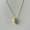 Collar Cuadrado de Circonita de Diseño de Nicho de Lujo Ligero, Elegante y Exquisito, Dulce y Elegante, Cadena Versátil para la Clavícula