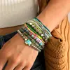 Pulseira Elástica Bohemia com Contas Temu para Mulheres Atacado