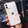 Spongebob 14Promax Cartoon Apple 11 Casal iPhone 13 Capa de Telefone Transparente 12 All-inclusive