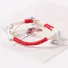 Joyería de Cerámica Pulsera Dulce Pulsera con Hebilla Tejida Adulto Estudiante Femenina Longitud 16cm Estilo Simple Antiguo