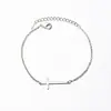 Pulseira Cruz Minimalista Amanhecer de Primavera Presente de Natal para Mulheres Moda Coreana Joia de Mão Geométrica Estilo Chique para Melhores Amigas