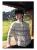Chaqueta Cardigan de Punto Moda Directo de Fábrica Hombres Mujeres Marca de Tendencia Otoño Invierno Nuevo Estilo Holgado Perezoso Suéter Casual