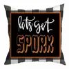 Funda de almohada de Halloween nueva transfronteriza de Amazon decoración navideña para el hogar cojín de mesita de noche sofá sala de estar funda de cojín