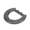 Diámetro interior 9mm hebilla semicircular hebilla para zapato hebilla de pasador ropa equipaje accesorios florales para zapato sandalias hebilla de cuero