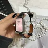 Para Pulseira Mi Band 9pro 8PRO Couro Fivela Magnética Luxo Leve Cor Contrastante de Nicho Pulseira de Pulso Pulseira de Relógio de Substituição