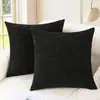 Funda de almohada de chenilla de doble cara para sofá, funda sin relleno, cojín para cabecera, cojín de respaldo de oficina, funda de almohada lumbar al por mayor
