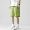 Pantalones cortos casuales de la NASA para hombre, de verano, nuevos pantalones cortos bordados de color liso, pantalones de playa holgados, pantalones casuales para hombre.