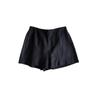 ¡Verano bi en!!! Tela de lino Armario para despertarse Pantalones cortos finos simples de dos colores para mujer Pantalones casuales de cinco puntos