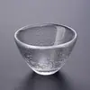 Taza de Té de Vidrio Estilo Japonés, Taza de Té Kung Fu, Taza de Maestro, Taza con Patrón Martillado, Taza Pequeña de Degustación, Fabricante de Juegos de Té de Vidrio de Cristal