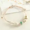 Pulseiras de Cerâmica Artesanais Estilo Chinês Nicho Luxo Leve Pulseiras de Contas Femininas Joias Simples Versáteis Joias de Mão Atacado