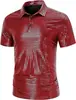 Nueva Camisa de Halloween para Hombre Transfronteriza Ebay Camisa para Hombre Camisa de Lentejuelas Fiesta Disco de los 70 Fiesta