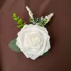 Ramillete de rosa PE transfronterizo coreano fresco boda novio novia ojal boda banquete vestido de novia simulación de foto