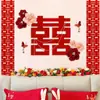 Fondo de Pared para Sala de Estar de Casa Nueva Personaje Grande Alegre Hombres y Mujeres Diseño de Habitación de Boda Novia Hotel Habitación de Boda Decoración suit