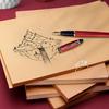 Cuaderno de bocetos A5 de papel Kraft retro nostálgico, cuaderno B5 para pintar, diario en blanco B6, libro de dibujo con bolígrafo de boceto