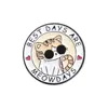 Divertida insignia de animal de dibujos animados con forma de gatito, diseño de personalidad nicho, decoraciones, accesorios, broche