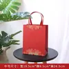 Lanterna Vermelha Sacola de Presente Criativa Sacola Tote de Ano Novo Papel de Embalagem para Presente Sacola de Papel Caixas Grandes para Presentes de Feriado Sacola de Doces