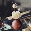 [En Stock] Flor de Tongcao de Aromaterapia Rama de Flor Seca Ramo de Rosa Eterna Flor de Ciruelo Rama de Flor Multicabeza Camelia Peonía