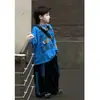 Moda de primavera y otoño para niños, camiseta de manga larga estilo coreano, capa base, conjunto de sudadera de otoño moderno para niños