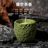 Venta al por mayor vela de aromaterapia decoración de interiores caja de regalo a mano taza de vela de aromaterapia de cemento aromaterapia para el hogar sin humo