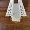 Vários Tipos de Divisórias em Forma de Linha e U, Tiras para Canaletas de Teto, Tiras de Moldagem em PVC, Tiras de Borda, Tiras de Acabamento para Canaletas