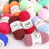 5 Ovillos de Algodón Leche 10g Bebé Hecho a Mano DIY para Tejer a Crochet Lana Tejida a Mano Paquete de Materiales para Crochet