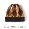 Atacado do Fabricante Chapéus de Lã Grossos de Caxemira para Outono e Inverno para Homens e Mulheres, Chapéus de Lã Tricotados em Jacquard, Chapéus Grossos de Mistura de Caxemira