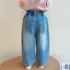 Jeans para niña primavera 2026 nuevo estilo pantalones para niños pantalones rectos elegantes pantalones largos jeans para bebé niña para ropa exterior