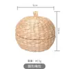 Mini Cesta Tejida de Bambú Decoración Sashimi Cesta Pequeña de Bambú Cesta para Snacks Japoneses Bandeja Pequeña de Bambú Decoración de Presentación de Platos Productos de Bambú