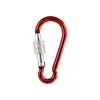 Aleación de Aluminio en Forma de Calabaza con Cerradura No. 5 Mosquetones Hebilla de Seguridad para Exteriores Hebilla de Escalada Hebilla Multifuncional para Mochila Hebilla para Botella de Agua
