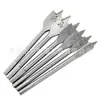 6 Piezas Broca para Carpintería de Tres Puntas con Filo Cruzado para Abrir Agujeros en Tablas de Madera Broca Plana 10-25mm Broca Plana para Carpintería