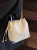 Bolso de Cubo Simple de Estilo Occidental a la Moda Nuevo Estilo Coreano Bolso Cruzado de Cadena de Textura de Alta Gama Combinable para Mujer