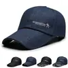 Chapéu Masculino Boné de Baseball Chapéu de Trabalho à Prova de Poeira ao Ar Livre Chapéu de Sol com Aba Longa Chapéu de Pato Jeans para Todas as Estações