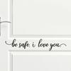 Adhesivos de pared con frase inspiradora en inglés Decorativos para sala de estar, entrada, puerta de dormitorio, pintura autoadhesiva, adhesivos de pared de PVC removibles