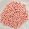 Cuentas de cacahuete de color sólido acrílico Cuentas sueltas coloridas Collar hecho a mano DIY Cadena para teléfono móvil Accesorios de joyería con cuentas semiacabados