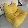 Sofá Infantil, Sofá de Pelúcia para Bebê, Sofá Fofo de Gato Colorido Dopamina, Sofá para Pet, Sofá Preguiçoso, Puff