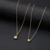 Collar Colgante Corona Dorada Nuevo Transfronterizo Hilo de Algodón Cadena de Clavícula Simple Versátil Elegante Gama Alta para Mujer
