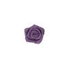 Flor de Rosa de Cinta Plegada a Mano de 2 cm Cabezal de Flor Joyería para Flores Cabezal de Flor de Mano Flor Plana Decoración para Caja de Dulces de Boda Invitación