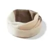 Protetor de Pescoço, Estilo Novo Elegante, Proteção da Coluna Cervical Masculina e Feminina, Cachecol de Tricô Quente para Pescoço, Gola Falsa, Cor Lisa, Cobertura de Pescoço Versátil de Caxemira