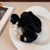 Dulce Liga para el Cabello Scrunchie para Mujeres, Satén de Alta Gama Estilo Coreano Versátil Cuerda para el Cabello, Suave Encaje Lunares Accesorio para el Cabello, Pañuelo Cuadrado para la Cabeza