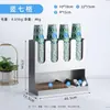 Portavasos de Papel de Acero Inoxidable Comercial, Estante Multifuncional de Almacenamiento para Cafetería, Portavasos, Popotes y Servilletas para Tienda de Té de Leche