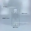Botella Transparente para Sub-Embotellado 5-300ml Botella con Tapa Flip-Top Botella Exprimidora 500ml Botella para Loción Botella Cosmética Botella Redonda de 1 Litro