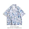 Camisas de Manga Curta com Estampa Integral Verde Abacate para Verão para Homens e Mulheres Marca de Moda Havaiana Camisas Casuais para Casal