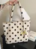 Bolsa de lunares Yuezi para mujer, gran capacidad, nuevo estilo de verano 2026, bolso de hombro cruzado simple e informal, bolso para oficinista
