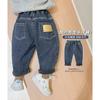Calças de Veludo Infantil Primavera & Outono Roupas Infantis 2025 Novo Outono e Inverno Calças Espessas Infantil Médio e Grande Calças Infantis Estilo Coreano