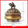 Fábrica atacado nove produtos lótus redondo queimador de incenso criativo retro liga queimador de incenso incenso selo ornamentos casa sala de estar