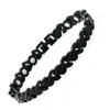 Pulseiras populares europeias e americanas transfronteiriças para homens e mulheres, pulseiras magnéticas em formato de peixe pequeno e espiga de trigo, pulseiras e tornozeleiras de metal para casais