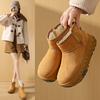 Zapatos de Caña Alta para Mujer con Forro de Felpa, Zapatos de Algodón Cálidos, Nuevos Tenis de Suela Gruesa Invierno 2026, Botas de Nieve Casuales para Mujer Ld7503