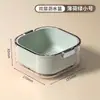Cesta de Drenagem de Flores Doméstica Cozinha Bacia para Lavar Legumes Lavar Frutas e Legumes Artefato Cesta Rotativa para Lavar Legumes Cesta Filtro de Frutas