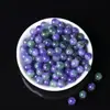 Ágata Calcedonia Natural de Cristal Cuentas Redondas Cuentas Sueltas Cuentas de Hilo Accesorios para Joyería DIY Pulsera Wenwan Pulsera de Hilo de Mano Cuentas de Hilo a Juego